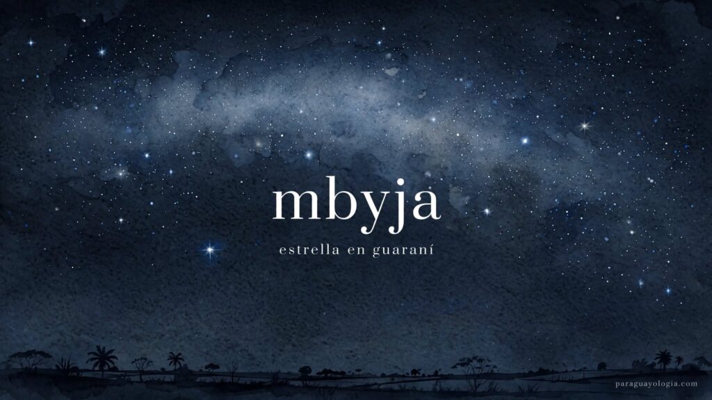 mbyja, estrella en guarani